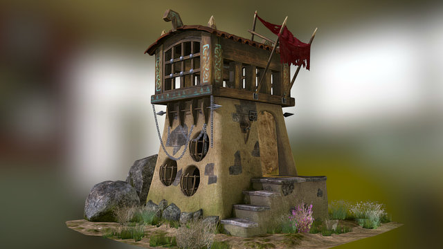 The Medieval House 3D Model
