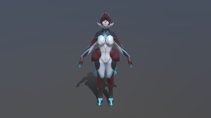Warframe Fanframe: Betta 3D Model
