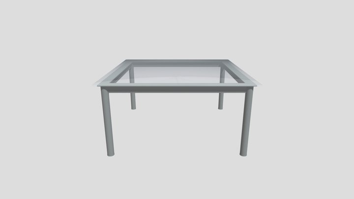 Small Glass Table | Mini Mesa De Vidro 3D Model