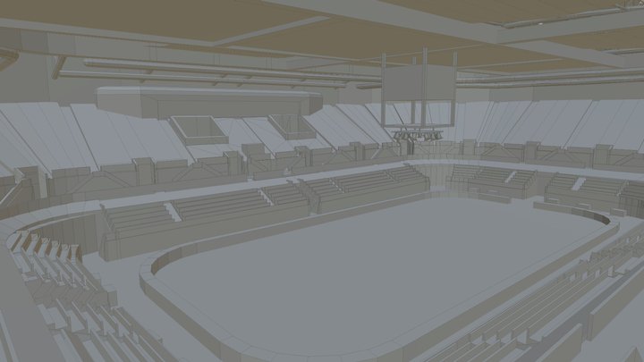Arena inside 3D Model