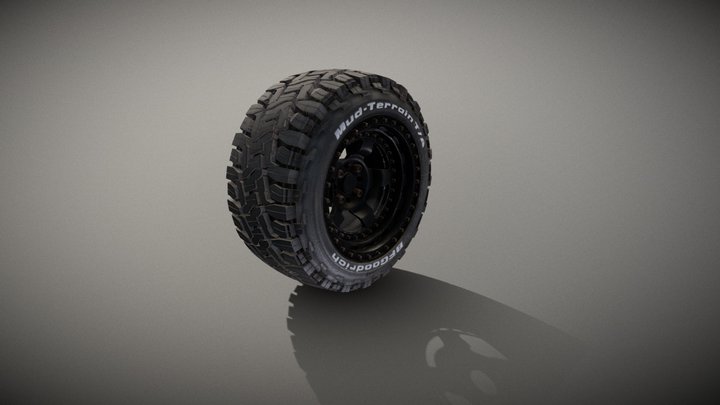 offroad wheel 3D Model