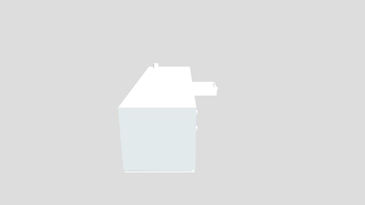 Desk Open 3D Model