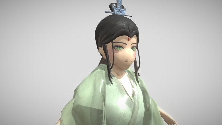 Shen Qingqiu (Genshin Impact Style) 3D Model
