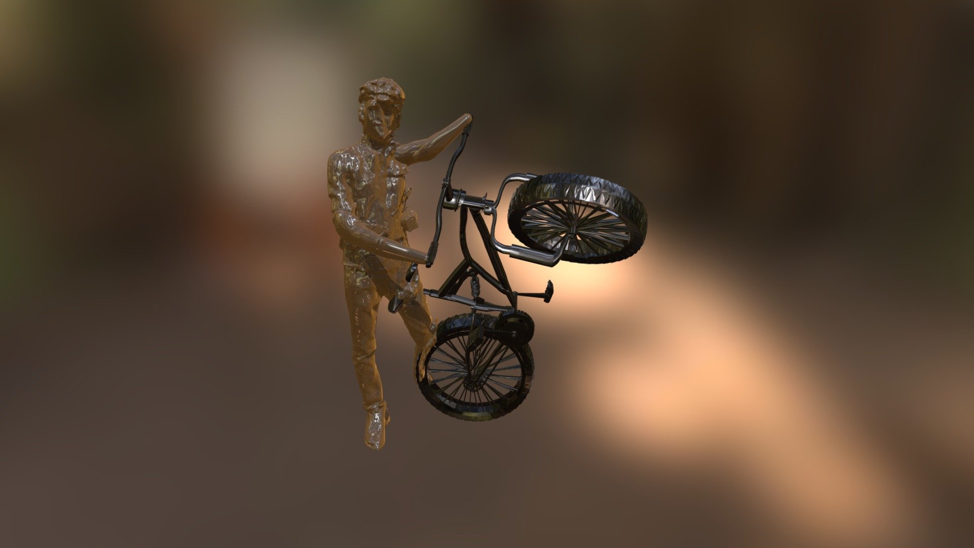 Bronze Josh Statue