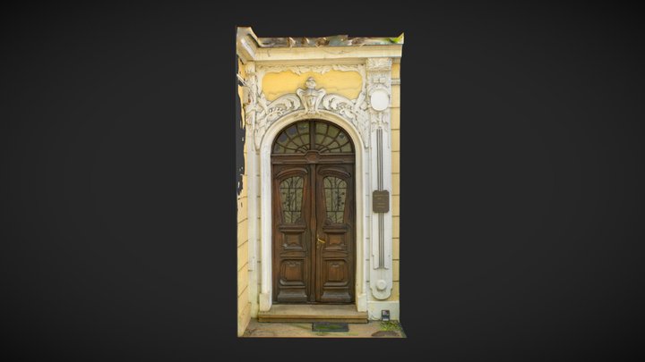 Врата от къщата на д-р Лауе Функ, гр. София 3D Model
