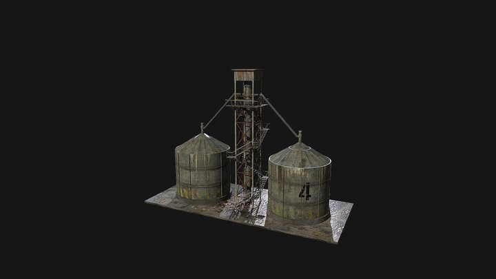 Silos 3D Model