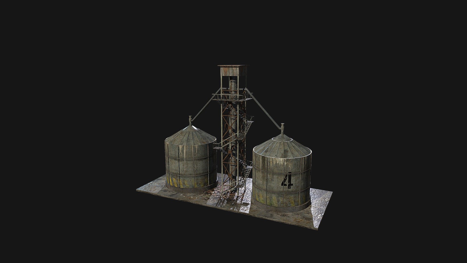 Silos - Download Free 3D model by nermin [ef3e7aa] - Sketchfab