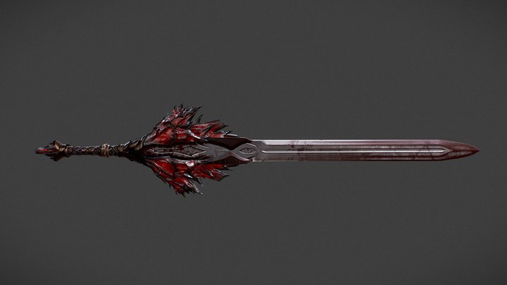 Fallen Valkyrie's Blade 3D Model