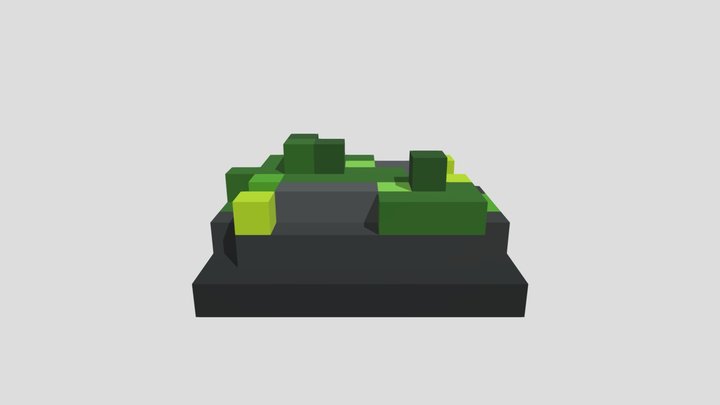 Lichen - Voxel 32x32 – Modèle 3D gratuit STL
