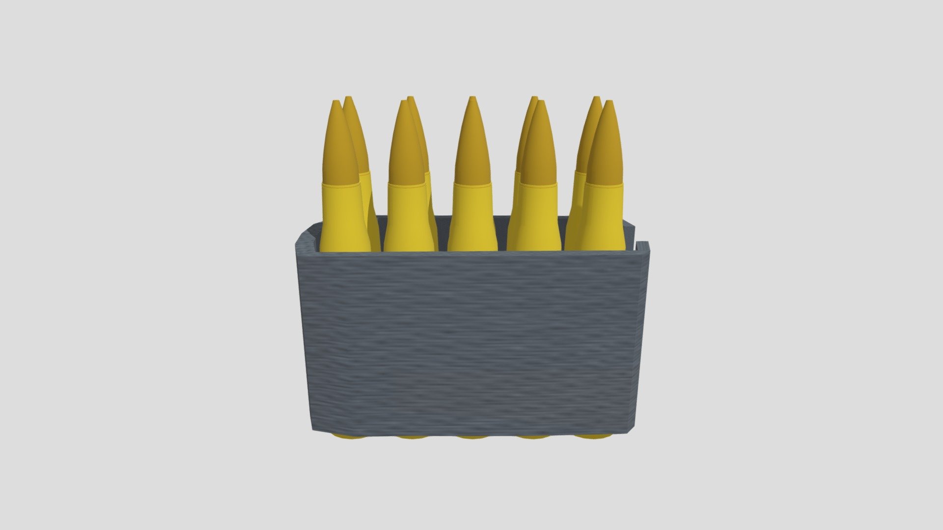 Bullet Magazine - 3D model by ryokiras [ef40528] - Sketchfab
