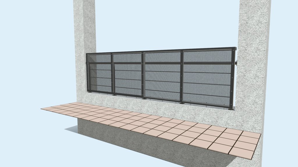 ASB-Balustrade With Perf (Option2)