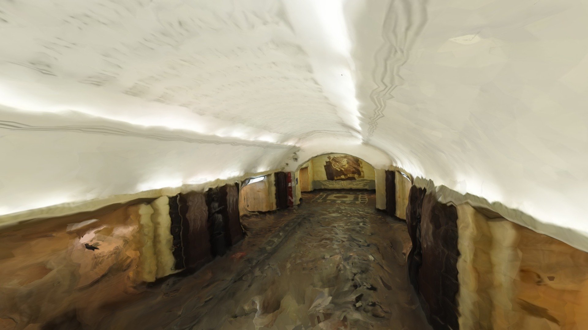 1944 Baumanskaya metro station central hall