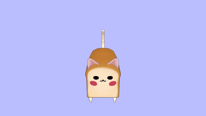 Cat Loaf 3D Model