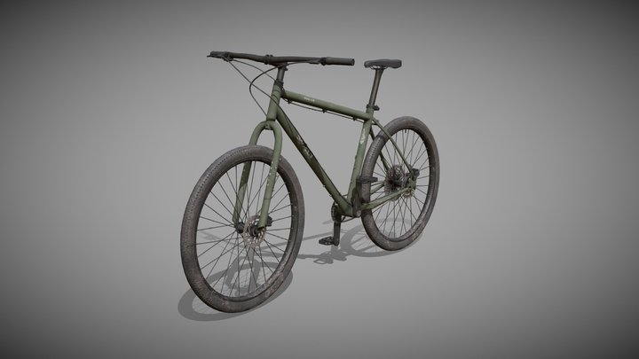 Surly Bridge Club Bicycle - Game Ready Asset 3D Model