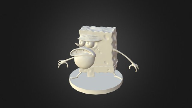 Spongegar 3dprint STL file 3D Model