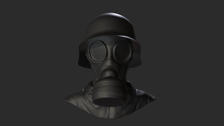 German Storm Trooper 3D Model