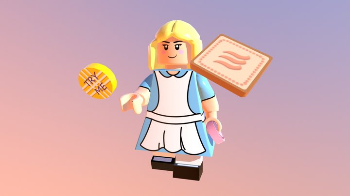 Alice LEGO Model 3D Model