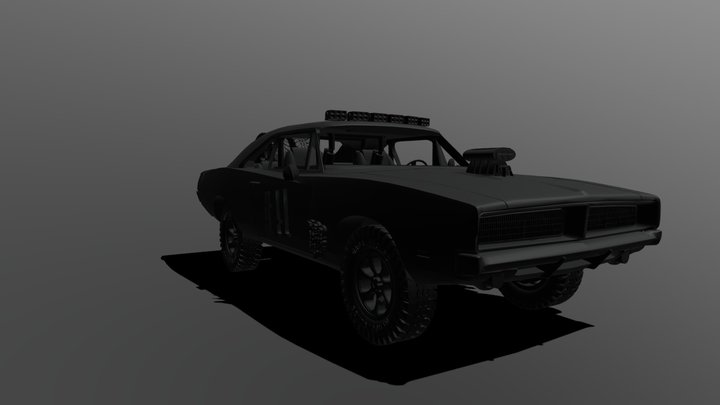 1970 Baja Dodge Charger – Modello 3D gratuito STL