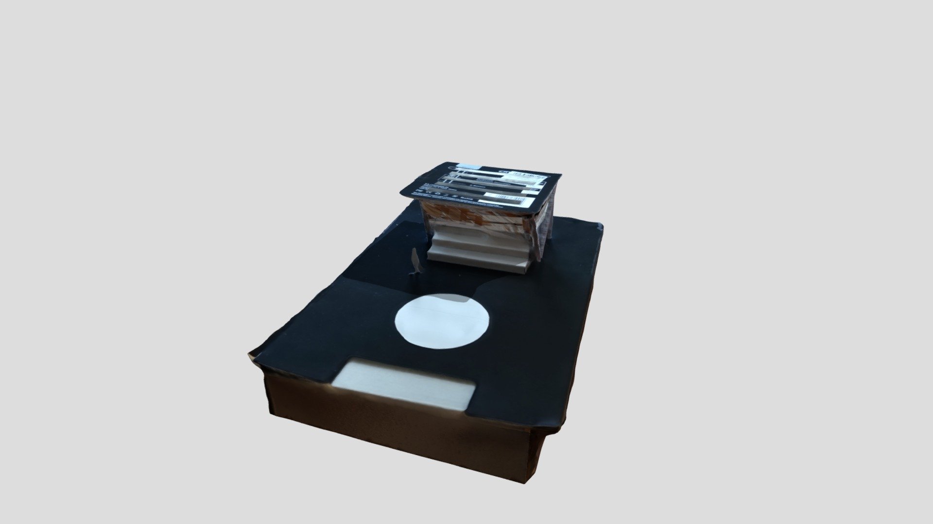 Architectural installation sketch model