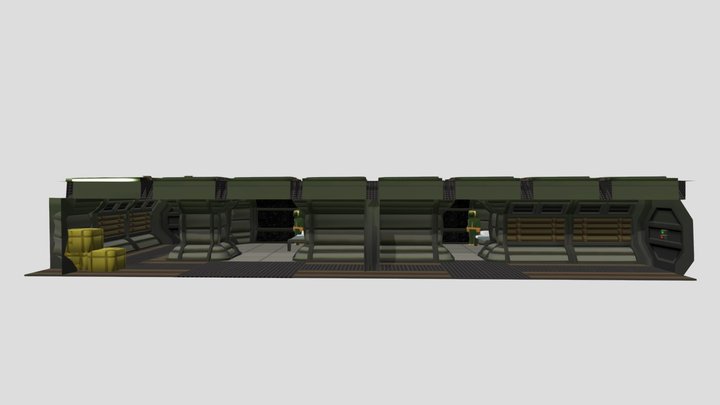 SpaceStation 3D Model