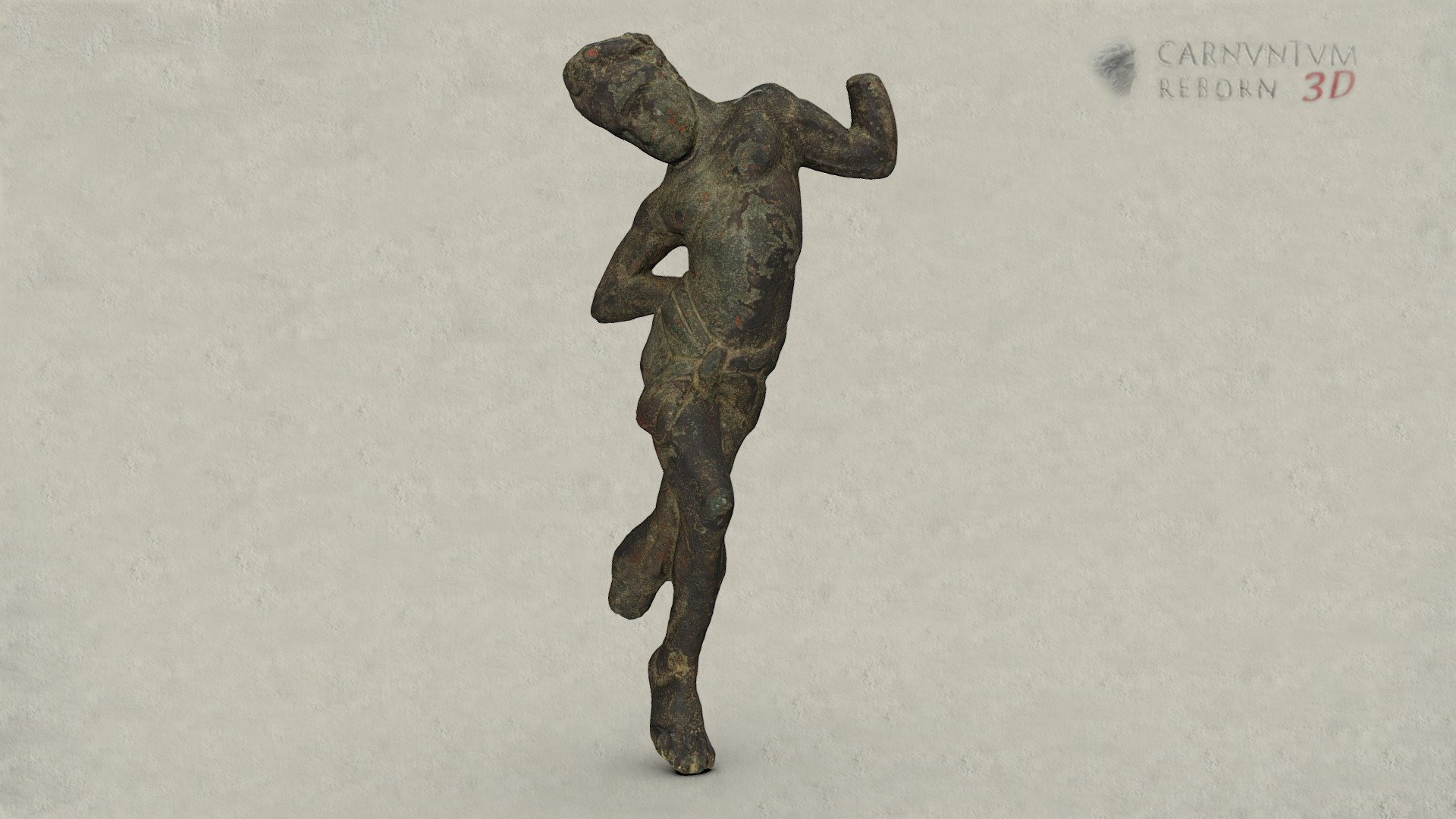Statuette eines Tänzers — Sketchfab embed 3D viewer