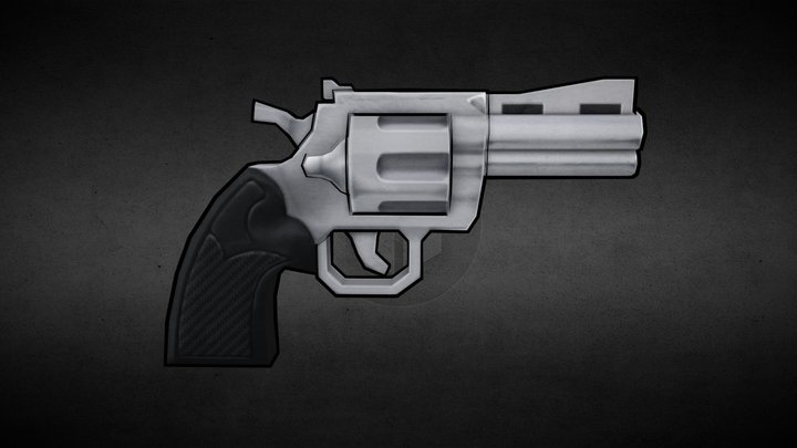 【A series of Mini Weapon】Colt Python 3D Model