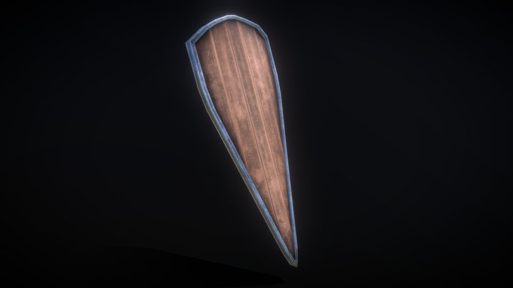 Medieval Kite Shield – Free 3D Model STL