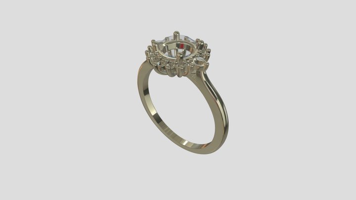 AGRG010 goldring wedding engagement luxury – Kostenloses 3D-Modell STL