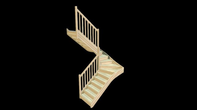 escalier teste 3D Model