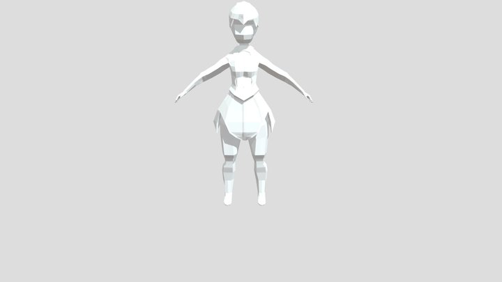 Female Base Character 3D Model