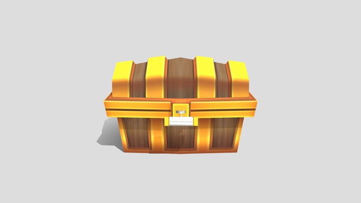 practice-treasure chest 3D Model