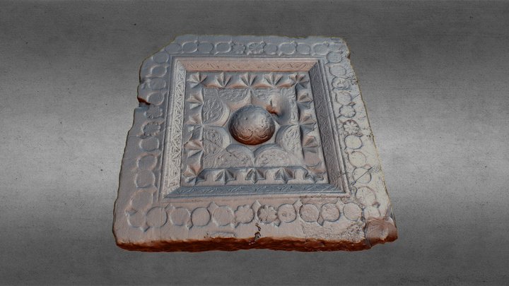 Ancient carved Marble stone (Hagmatāna museum) 3D Model