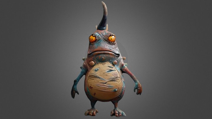 Little Mon 3D Model