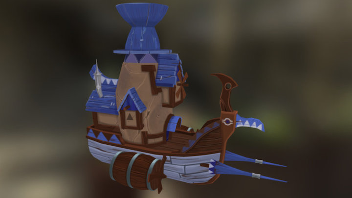 Flying Boat 3D Model