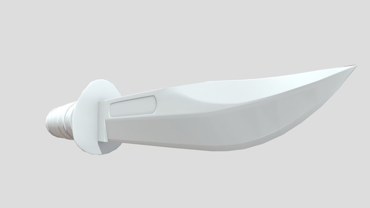 Kabar Fighting Knife 3D Model