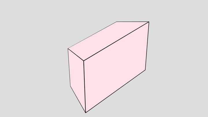 Monoclinic Parallelepiped – Modello 3D gratuito STL