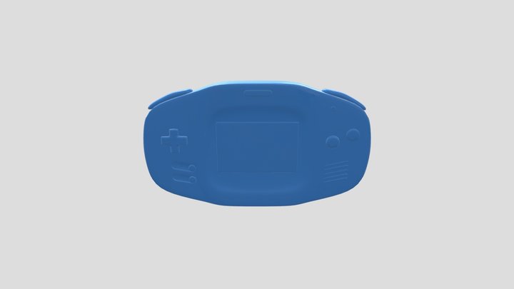 Gameboy Advance Model 3D Model