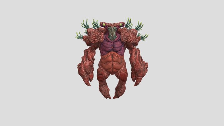 Crab Creatureout----FREE DOWNLOAD-in description 3D Model