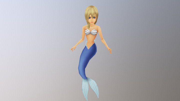 Mermaid Namine 3D Model
