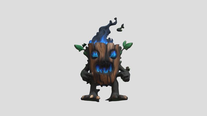 Tree People; First generation Game Asset 3D Model