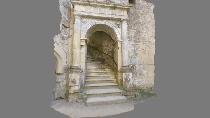 Castle Staircase 3D Model