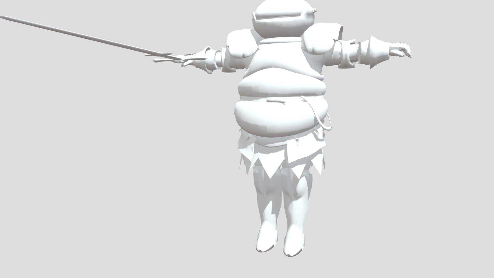 Siegmayer from ds3 .fbx rigged no texture
