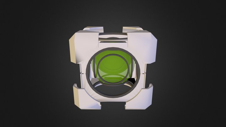 Portal Refraction Cube 3D Model