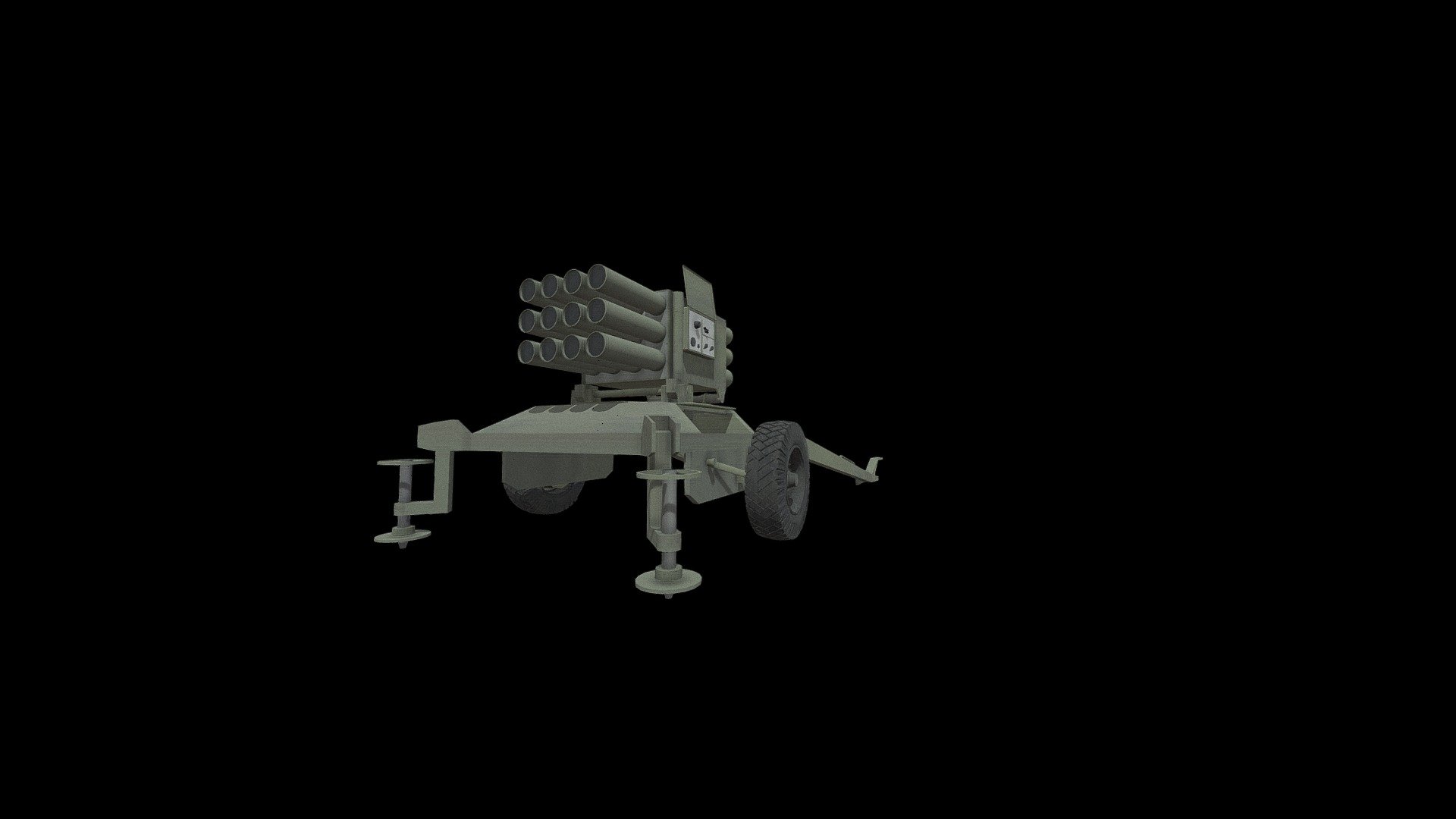 RAK-12 MLRS - Download Free 3D model by thecalcman (@calcman) [ef4e9d6 ...