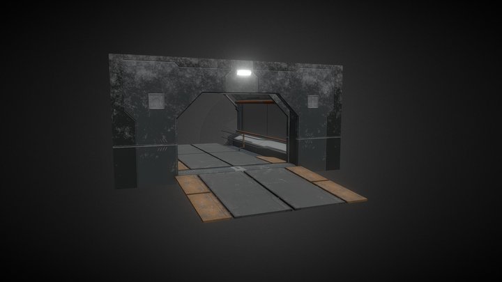 Planet-Side Tunnel Entrance 3D Model