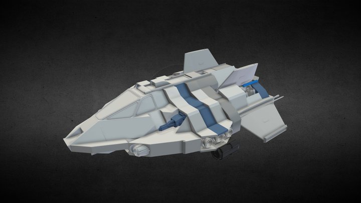 UEF - LightFighte 3D Model