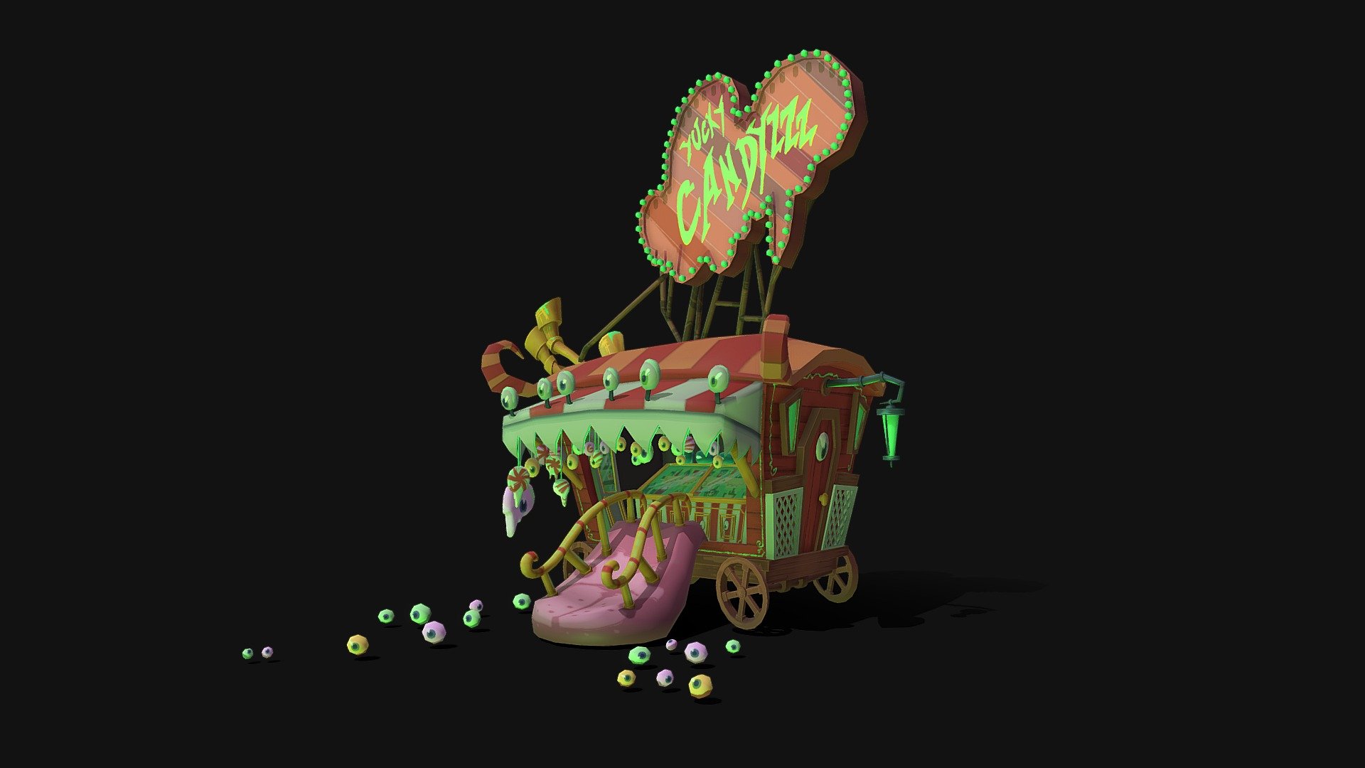 Hell Candy Shop 3D model by McKyu [ef4f39c] Sketchfab