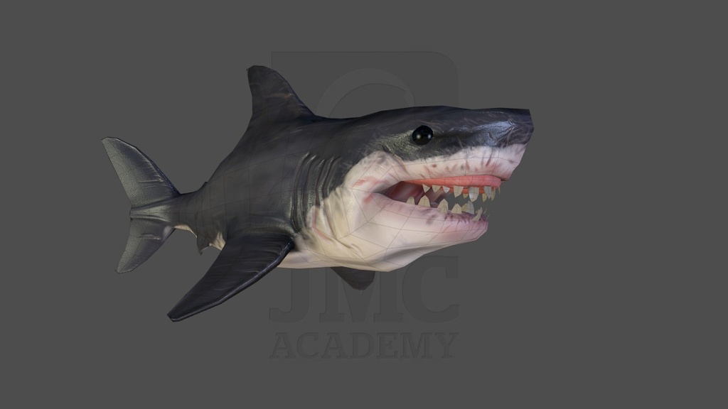 Game Asset: Shark Enemy - 3D model by JMC ACADEMY (@kedwards_work ...