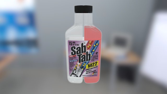Двухсекционная бутылка SABTAB M22 3D Model