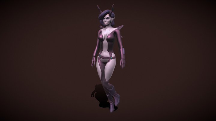 Succubus Elena 3D Model